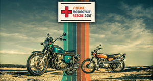 Vintage Motorcycle Rescue Photoshoot